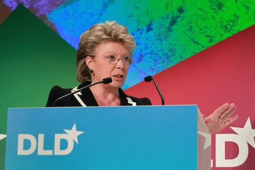 EU Commissioner Viviane Reding discussed the 'right to be forgotten' at DLD 2012