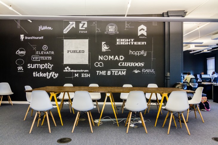 Design and development firm Fueled officially launches its boutique startup coworking space in New York ...