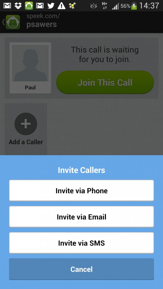 conference call appfor android