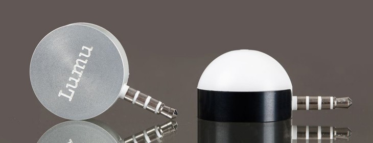 Lumu is a tiny, elegant light meter for the iPhone aimed at analog and digital photographers alike