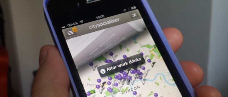 Citysocializer’s iOS app now plots social gatherings on a map to let you see local activities at ...