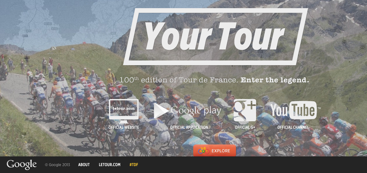 Google Guides You Through the Tour de France