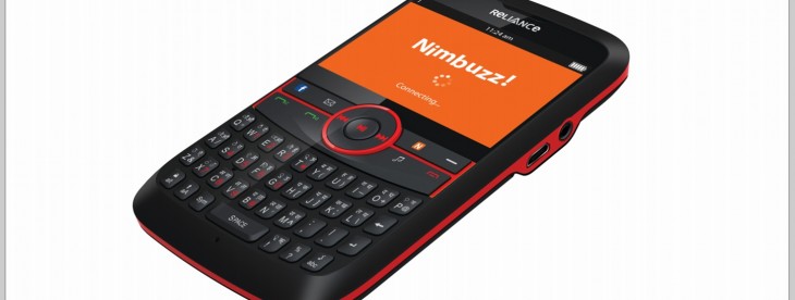 Indian operator Reliance puts messaging app Nimbuzz and Facebook hard keys on $42 phone