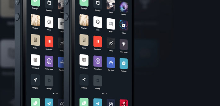 My Minimalistic iOS 7 Redesign Concept