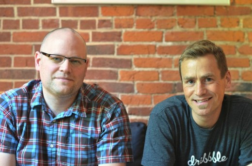 Dribble co-founders Dan Cederholm and Rich Thornett [Photo credit: Samuel Fine]