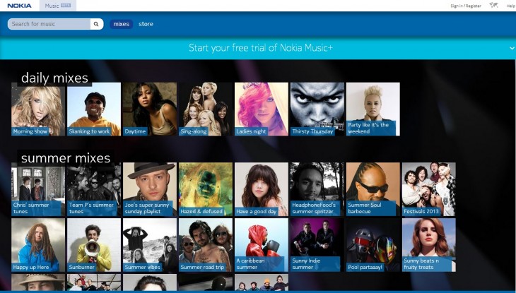 Nokia Music in the UK.