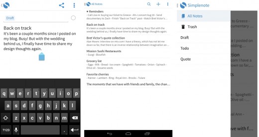 simplenote android