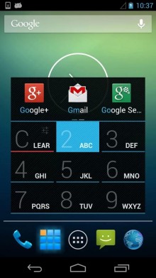 Tap out the name of the app on the T9 dialer to quickly launch any app on your device.