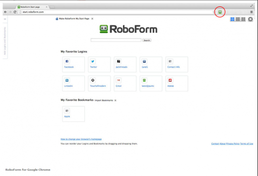 RoboForm Chrome