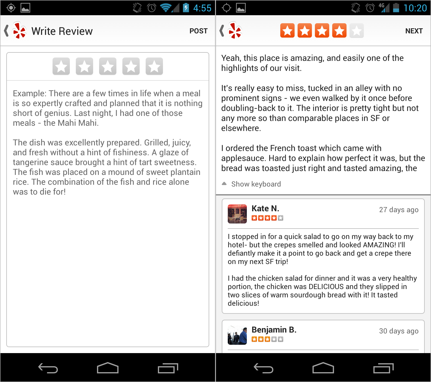 Following iPhone Rollout, Yelp Brings Mobile Reviews to Android