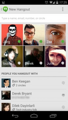Hangouts app