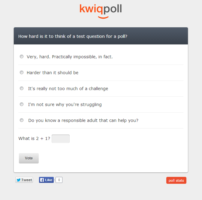 Kwiq Poll