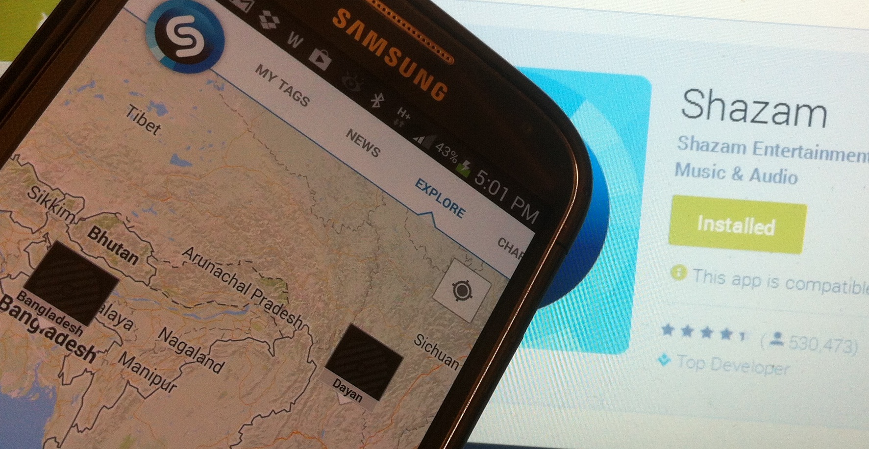 Shazam brings interactive maps to you see the songs by