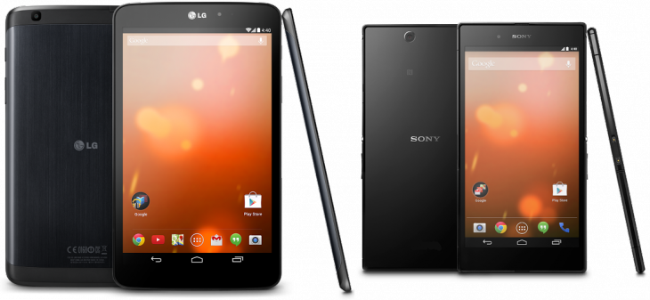 Google Play Editions of the Sony Z Ultra and LG G Pad 8.3 now available in the US for $649 and $349 respectively ...