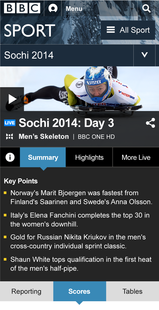The BBC's Digital Winter Olympics