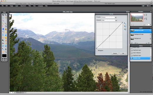 Pixlr online photo editor