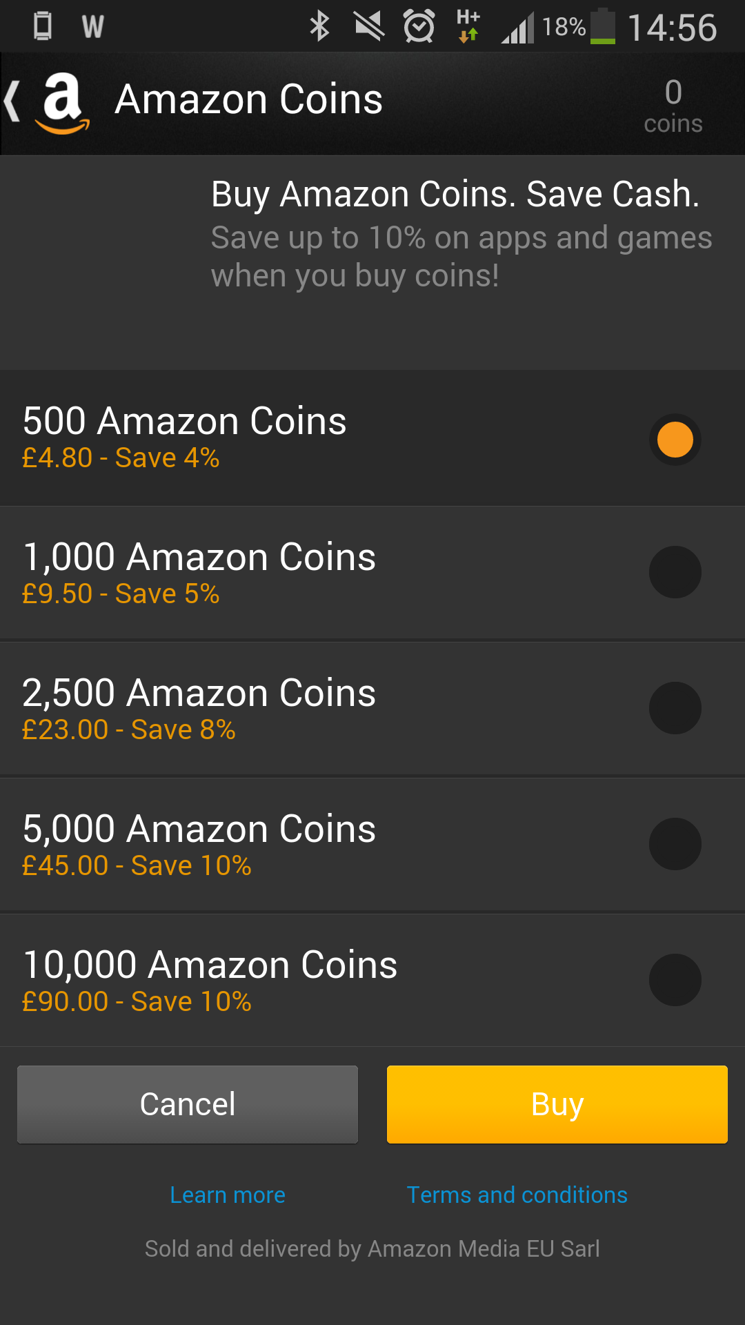 Amazon Coins Now Available on Android