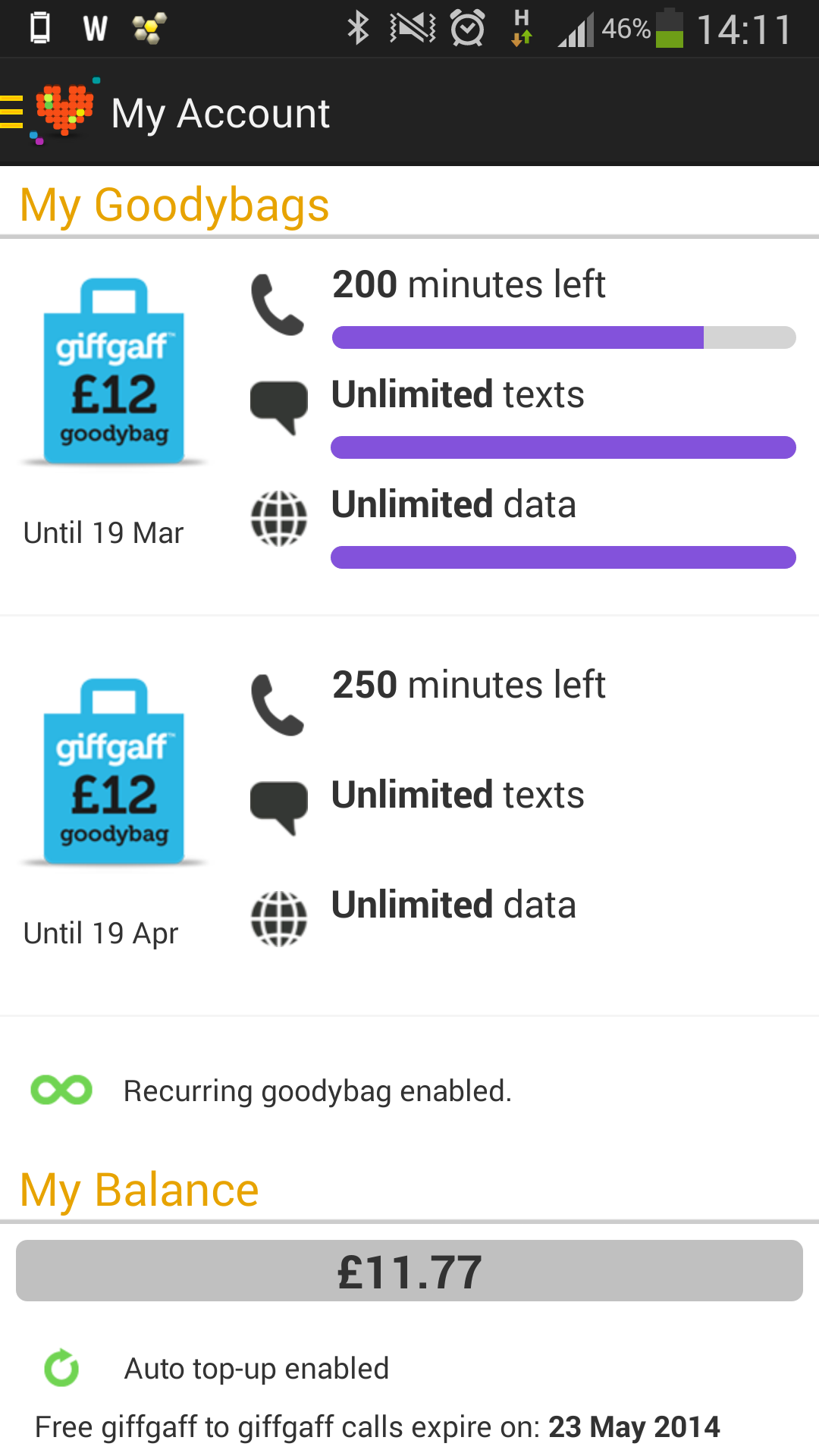 GiffGaff Launches Android App