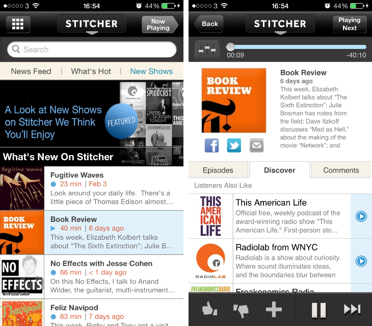 Stitcher Radio