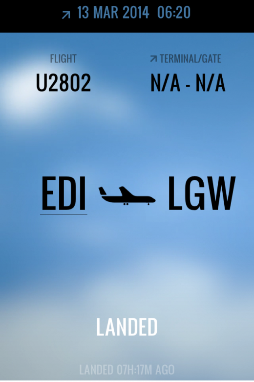 Flight for iPhone Flight Status App With Weather