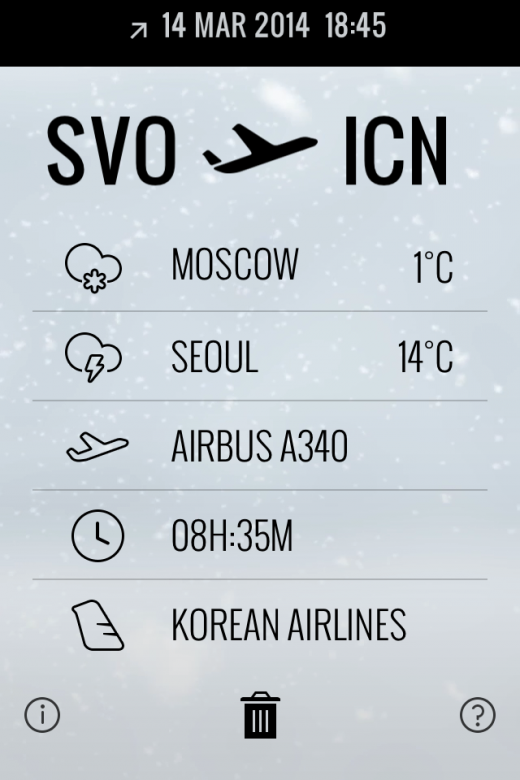 Flight for iPhone Flight Status App With Weather