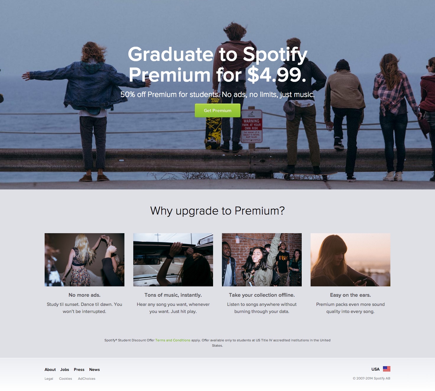 spotify student premium benefits