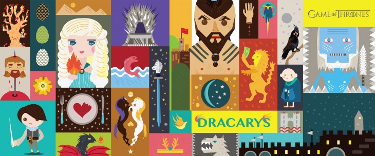 Giant art works inspired by HBO’s Game of Thrones, Girls, and Oz engage Israel’s shoppers ...