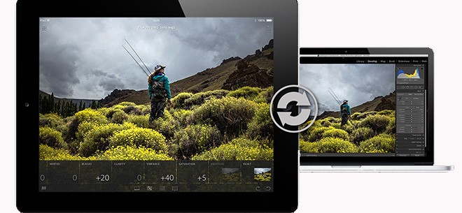 Adobe Lightroom Mobile for iPad highlights integrated collaboration between the desktop and tablet