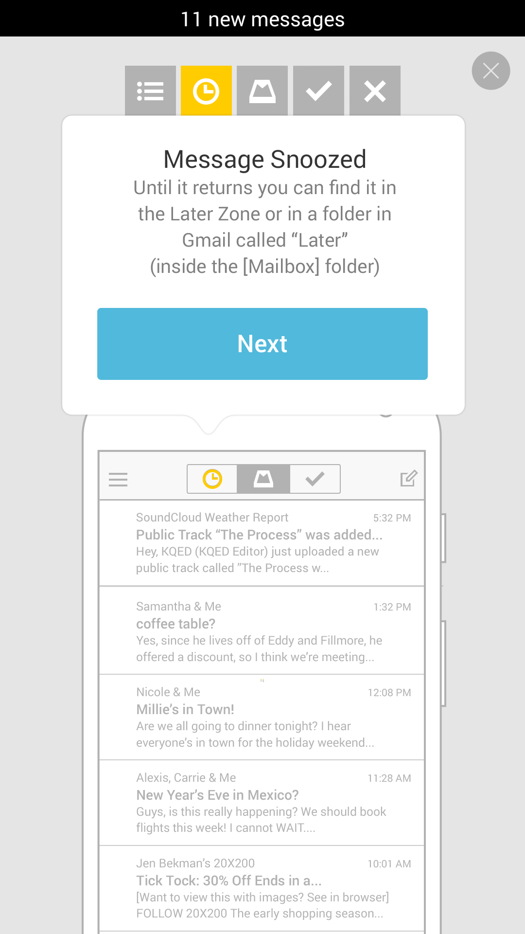HandsOn With Mailbox for Android