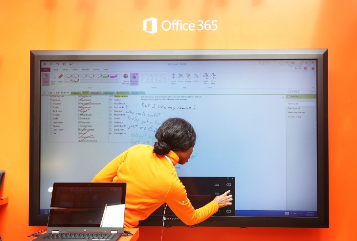 Microsoft Launches Office 2013 In New York's Bryant Park
