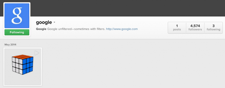 Google sets up an official Instagram account
