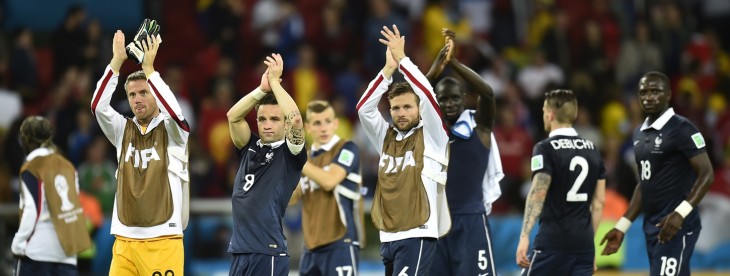 France is the first World Cup team to be awarded a goal using goal-line technology