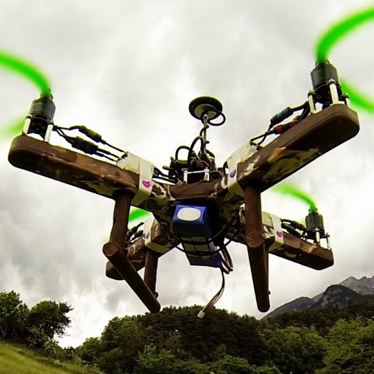 This quadcopter is made out of chocolate