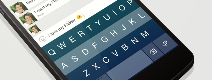 Fleksy 5.0 introduces Extensions, a customizable input feature, and 30 new themes