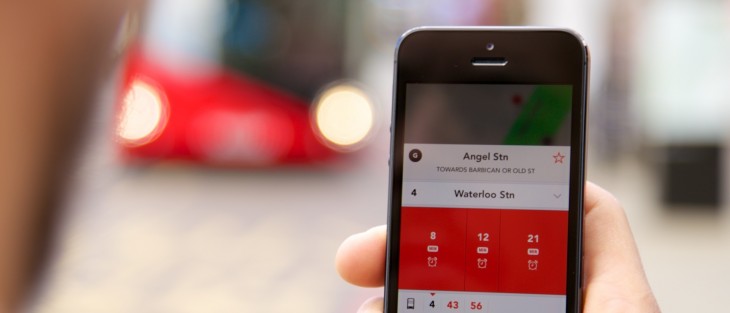 Jump for iPhone is a slick, real-time bus-tracker for London-dwellers