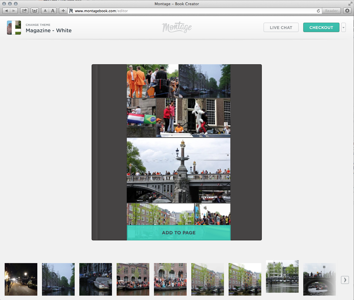 Got 15 minutes? Create a Printed Photo Book with New Montage  App