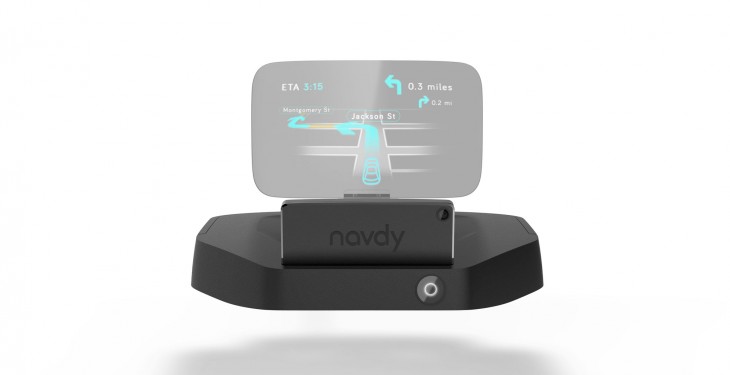 Navdy puts a smartphone-connected heads-up display in your car