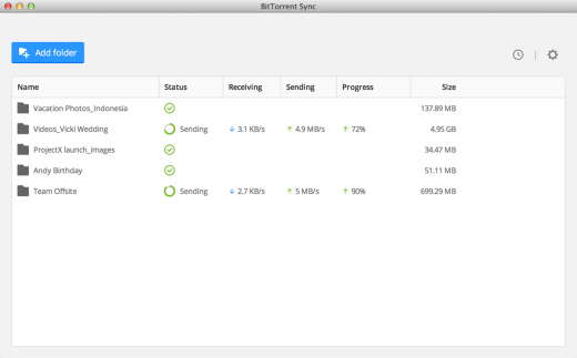 synology bittorrent sync