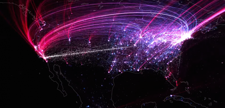 A fascinating visualization of how culture expanded around the world