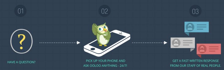 Ooloo for iOS and Android sends voice search queries to real people