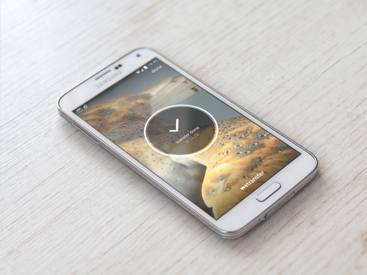WeTransfer now lets Android users send files of up to 10GB in one go too