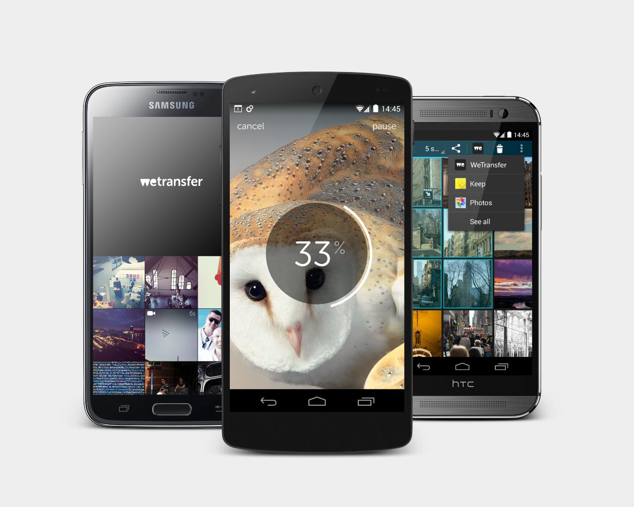 wetransfer app android