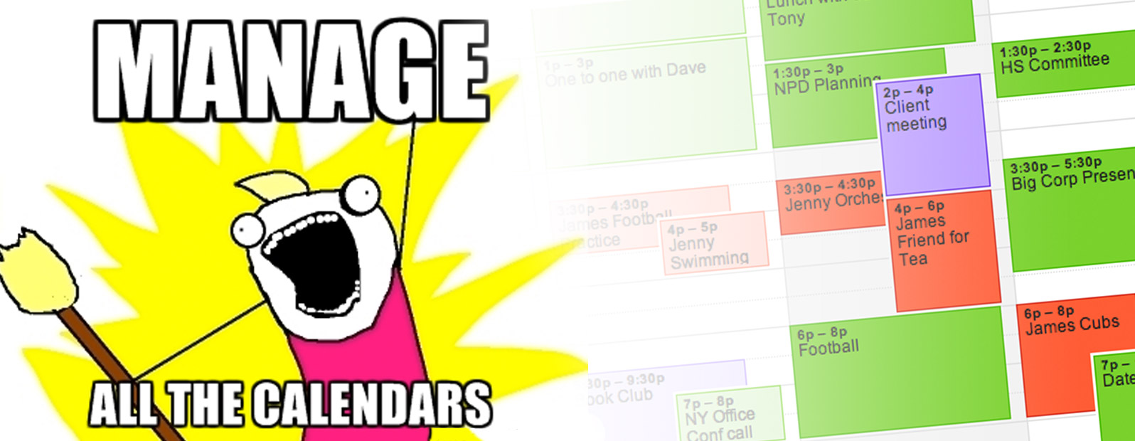 Developers: The One Calendar API lets your app manage ALL the calendars