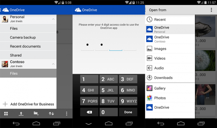 onedrive_android_integration