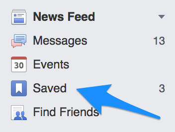 Facebook-saved-feature