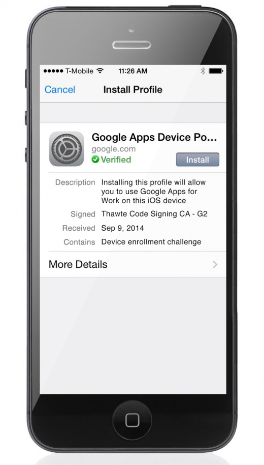 Google Announces an iOS Device Management Tool