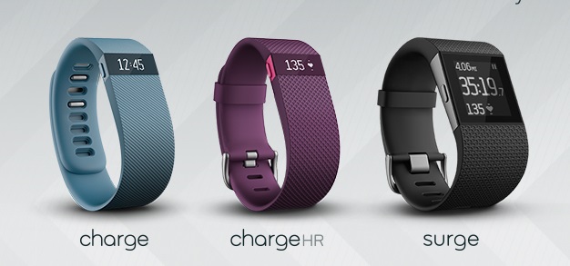 Fitbit launches 3 new activity trackers: the Charge, Charge HR and Surge