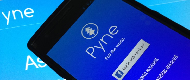 Pyne for Android is a simple polling tool for quickly garnering public opinion on any topic