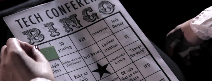 Tech conference bingo