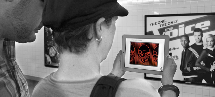 NO AD augmented reality app preps NYC subway photo show